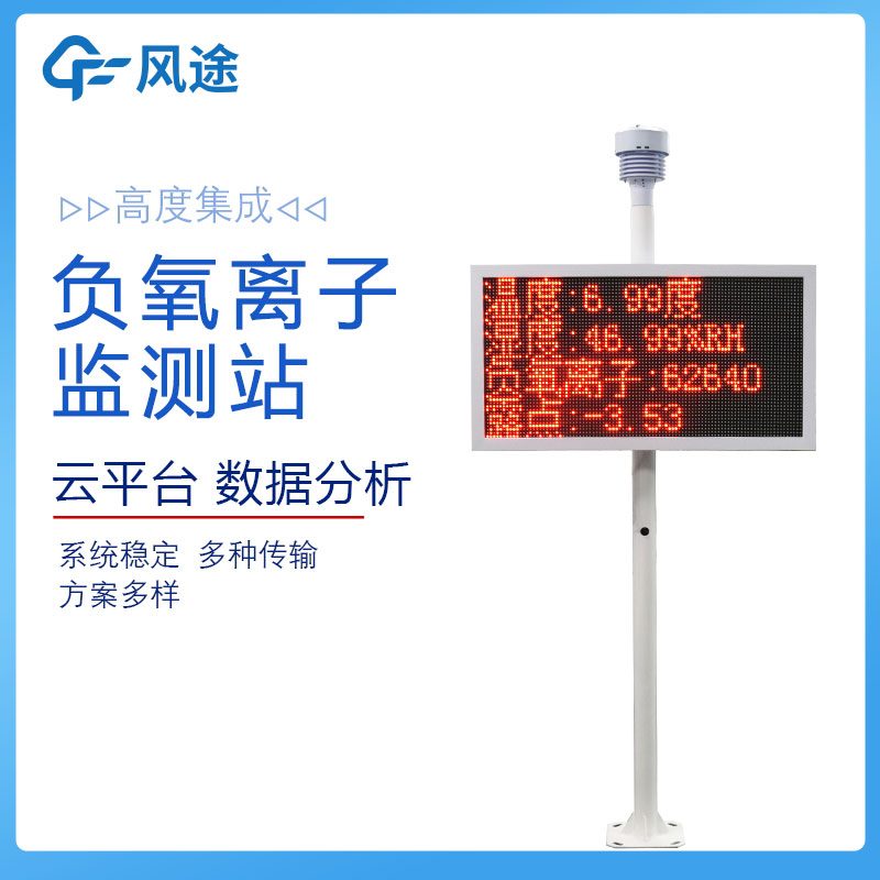 風途在線負氧離子監測系統介紹 風途在線負氧離子監測系統介紹