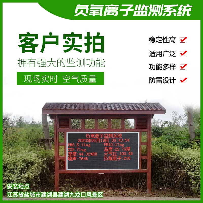 去公園吸氧,看看負氧離子在線監測儀! 去公園吸氧,看看負氧離子在線監測儀!